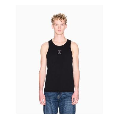 A X Armani Exchange für Herren. XM001794AF19963UC001 Schwarzes, ärmelloses Tank-Top (L), Lässig, Baumwolle, Ärmellos / Hosenträger A X Armani Exchange für Herren. XM001794AF19963UC001 Schwarzes, ärmelloses Tank-Top (L), Lässig, Baumwolle, Ärmellos / Hosenträger