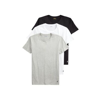 Polo Ralph Lauren für Herren. 714830304002 Pack 3 T-Shirts Crew weiß, grau, schwarz (L), Lässig, Heimtextilien, Baumwolle, Kurzarm Polo Ralph Lauren für Herren. 714830304002 Pack 3 T-Shirts Crew weiß, grau, schwarz (L), Lässig, Heimtextilien, Baumwolle, Kurzarm