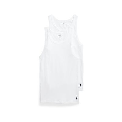 Polo Ralph Lauren für Herren. 714835886001 2er-Pack klassische weiße Tanktops (S), Heimtextilien, Baumwolle, Ärmellos / Hosenträger Polo Ralph Lauren für Herren. 714835886001 2er-Pack klassische weiße Tanktops (S), Heimtextilien, Baumwolle, Ärmellos / Hosenträger