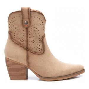 Refresh für Damen. 17251802-BEIGE Lederstiefelette 172518 beige (38), 5 bis 8 cm, Reißverschluss, Lässig Refresh für Damen. 17251802-BEIGE Lederstiefelette 172518 beige (38), 5 bis 8 cm, Reißverschluss, Lässig