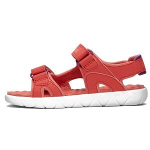 Timberland Unisex für Kinder Perkins Row Sandalen - Lässig, Rot, Flach Timberland Unisex für Kinder Perkins Row Sandalen - Lässig, Rot, Flach