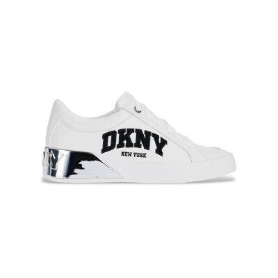 DKNY für Damen. K1558006 Maben Leder Sneakers weiß (37), Wohnung, Schnürsenkel, Lässig DKNY für Damen. K1558006 Maben Leder Sneakers weiß (37), Wohnung, Schnürsenkel, Lässig