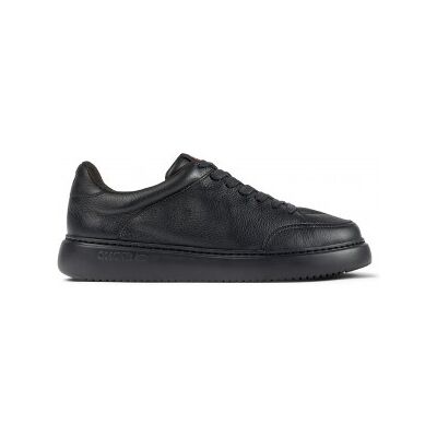 Camper für Herren. K100841-015 Runner Leder Turnschuhe K21 schwarz (44), Wohnung, Schnürsenkel, Lässig Camper für Herren. K100841-015 Runner Leder Turnschuhe K21 schwarz (44), Wohnung, Schnürsenkel, Lässig