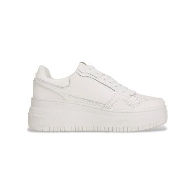 Tommy Jeans für Damen. EN0EN02860 Retro Basket Leder Turnschuhe weiß (40), 3 bis 5 cm, Schnürsenkel, Lässig Tommy Jeans für Damen. EN0EN02860 Retro Basket Leder Turnschuhe weiß (40), 3 bis 5 cm, Schnürsenkel, Lässig