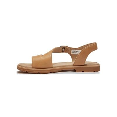 Timberland für Damen. TB0A2R2TEN21 Calista Bay Sandalen aus braunem Leder mit Riemen (37 W), Wohnung, Schnalle, Lässig Timberland für Damen. TB0A2R2TEN21 Calista Bay Sandalen aus braunem Leder mit Riemen (37 W), Wohnung, Schnalle, Lässig