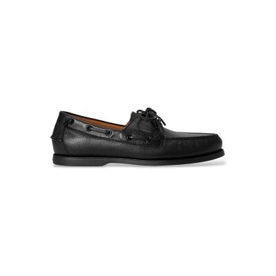 Polo Ralph Lauren für Herren. 803P07643001 Merton Bootsschuhe aus schwarzem Lackleder (42), Wohnung, Schnürsenkel, Lässig, Klassisch Polo Ralph Lauren für Herren. 803P07643001 Merton Bootsschuhe aus schwarzem Lackleder (42), Wohnung, Schnürsenkel, Lässig, Klassisch