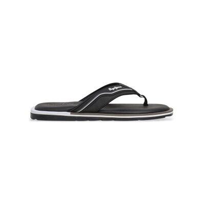Pepe Jeans für Herren. PMS900005 Barrel Club Flip-Flops, schwarz (40), Wohnung, Keine, Strandbekleidung Pepe Jeans für Herren. PMS900005 Barrel Club Flip-Flops, schwarz (40), Wohnung, Keine, Strandbekleidung