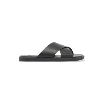 A X Armani Exchange für Herren. XM002619AF10848UC001 Lässige Sandalen schwarz (43), Leder, Wohnung, Keine A X Armani Exchange für Herren. XM002619AF10848UC001 Lässige Sandalen schwarz (43), Leder, Wohnung, Keine