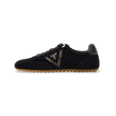 Guess für Damen. FLTRELSUE12 Relli Ledersneaker schwarz (37), Wohnung, Schnürsenkel, Lässig Guess für Damen. FLTRELSUE12 Relli Ledersneaker schwarz (37), Wohnung, Schnürsenkel, Lässig