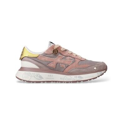 Premiata für Damen. LAURYN Lauryn Sneakers rosa (39), Wohnung, Schnürsenkel, Lässig Premiata für Damen. LAURYN Lauryn Sneakers rosa (39), Wohnung, Schnürsenkel, Lässig