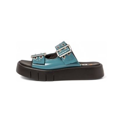 ART für Damen. 118581103003_0B0 Ledersandalen 1858 Malaga blau (36), 3 bis 5 cm, Schnalle, Lässig ART für Damen. 118581103003_0B0 Ledersandalen 1858 Malaga blau (36), 3 bis 5 cm, Schnalle, Lässig