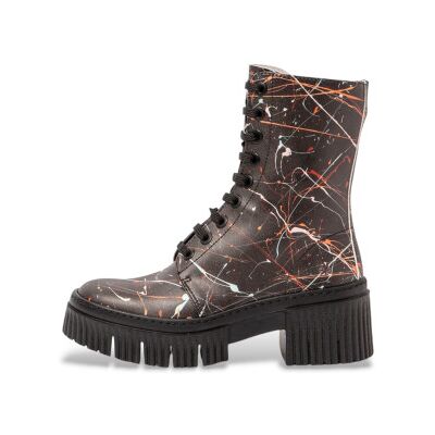 ART für Damen. 11375F126003_ESP Lederstiefeletten 1375F schwarz (39), 3 bis 5 cm, Schnürsenkel, Reißverschluss, Lässig ART für Damen. 11375F126003_ESP Lederstiefeletten 1375F schwarz (39), 3 bis 5 cm, Schnürsenkel, Reißverschluss, Lässig