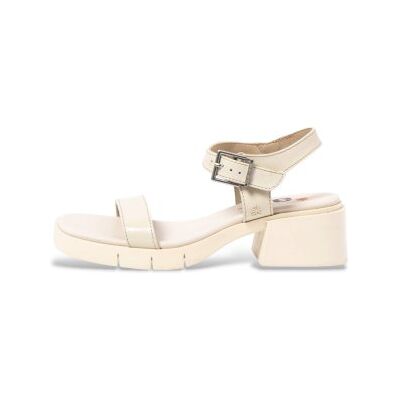 ART für Damen. 1206011ZZ003_020 Beige Ledersandalen 2060 (42), 5 bis 8 cm, Schnalle, Klassisch ART für Damen. 1206011ZZ003_020 Beige Ledersandalen 2060 (42), 5 bis 8 cm, Schnalle, Klassisch