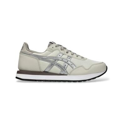 Asics für Damen. 1202A400 Tiger Runner II Sneaker in gebrochenem Weiß (38), Wohnung, Schnürsenkel, Lässig, Sportlich, Masche Asics für Damen. 1202A400 Tiger Runner II Sneaker in gebrochenem Weiß (38), Wohnung, Schnürsenkel, Lässig, Sportlich, Masche