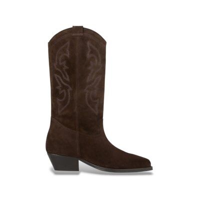 BA&SH; für Damen. 2E26CLAU Clau Lederstiefel dunkelbraun (37), 1 bis 3 cm, Spaltleder, Keine, Lässig BA&SH; für Damen. 2E26CLAU Clau Lederstiefel dunkelbraun (37), 1 bis 3 cm, Spaltleder, Keine, Lässig