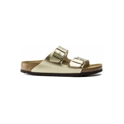 Birkenstock für Damen. 1016111 Sandalen Arizona Birko-Flor (Schmale Passform) gold (40), Wohnung, Keine, Lässig Birkenstock für Damen. 1016111 Sandalen Arizona Birko-Flor (Schmale Passform) gold (40), Wohnung, Keine, Lässig