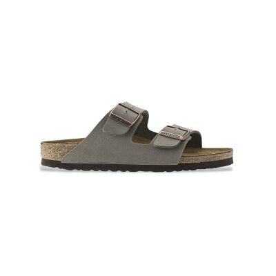 Birkenstock für Damen. 151213 Sandalen aus Leder Arizona Stone (Schmale Passform) grau (38), Wohnung, Keine, Lässig Birkenstock für Damen. 151213 Sandalen aus Leder Arizona Stone (Schmale Passform) grau (38), Wohnung, Keine, Lässig