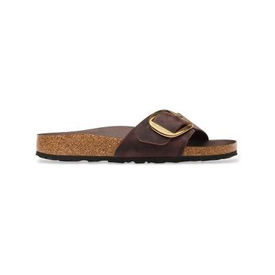Birkenstock für Damen. 1032914 Leder-Sandalen Madrid Big Buckle (Schmale Passform) braun (41), Wohnung, Keine, Lässig Birkenstock für Damen. 1032914 Leder-Sandalen Madrid Big Buckle (Schmale Passform) braun (41), Wohnung, Keine, Lässig