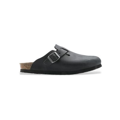 Birkenstock für Damen. 59463 Leder-Clogs Boston (Schmale Passform) schwarz (39), Wohnung, Keine, Lässig Birkenstock für Damen. 59463 Leder-Clogs Boston (Schmale Passform) schwarz (39), Wohnung, Keine, Lässig