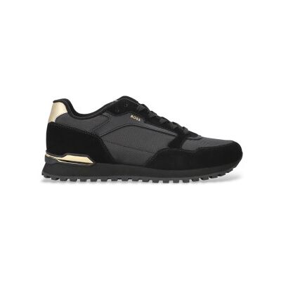 Boss für Herren. 50523221 Parkour Schuhe schwarz (45), Wohnung, Schnürsenkel, Lässig Boss für Herren. 50523221 Parkour Schuhe schwarz (45), Wohnung, Schnürsenkel, Lässig