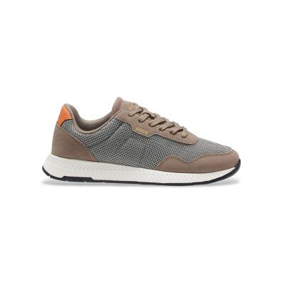 Boss für Herren. 50541882 Titanium Runn Sneaker braun (46), Wohnung, Schnürsenkel, Lässig Boss für Herren. 50541882 Titanium Runn Sneaker braun (46), Wohnung, Schnürsenkel, Lässig