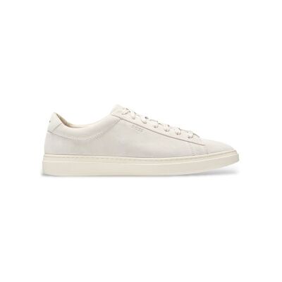 Boss für Herren. 50541868 Kieran Leder Sneakers weiß (43), Wohnung, Schnürsenkel, Lässig Boss für Herren. 50541868 Kieran Leder Sneakers weiß (43), Wohnung, Schnürsenkel, Lässig