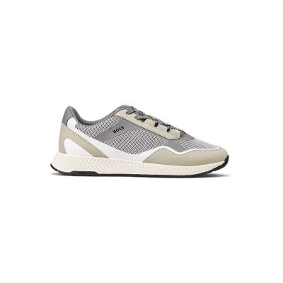 Boss für Herren. 50568928 Sneaker Titanium beige, grau (42), Wohnung, Schnürsenkel, Lässig Boss für Herren. 50568928 Sneaker Titanium beige, grau (42), Wohnung, Schnürsenkel, Lässig