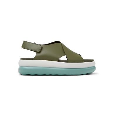 Camper für Damen. K201727-003 Ledersandalen Pelotas Flota Up grün (37), 5 bis 8 cm, Klettverschluss, Lässig Camper für Damen. K201727-003 Ledersandalen Pelotas Flota Up grün (37), 5 bis 8 cm, Klettverschluss, Lässig