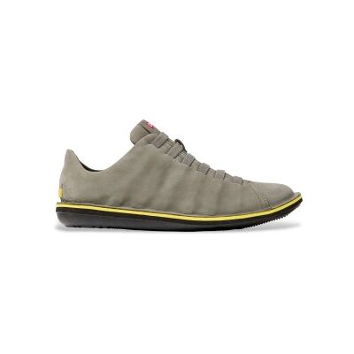 Camper für Herren. 18751-109 Beetle Leder Sneakers grau (41), Wohnung, Schnürsenkel, Lässig Camper für Herren. 18751-109 Beetle Leder Sneakers grau (41), Wohnung, Schnürsenkel, Lässig