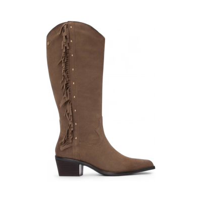 Carmela für Damen. 16266402-TAUPE Lederstiefel 162664 taupe (40), Braun, 3 bis 5 cm, Spaltleder, Reißverschluss, Lässig Carmela für Damen. 16266402-TAUPE Lederstiefel 162664 taupe (40), Braun, 3 bis 5 cm, Spaltleder, Reißverschluss, Lässig