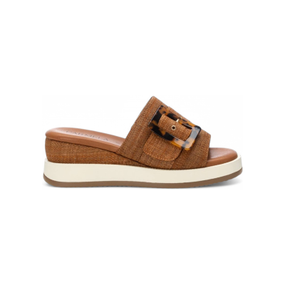 Carmela für Damen. 16222802-CAMEL Sandalen 162228 braun (41), Stoff, 5 bis 8 cm, Keine, Lässig Carmela für Damen. 16222802-CAMEL Sandalen 162228 braun (41), Stoff, 5 bis 8 cm, Keine, Lässig
