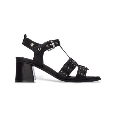Carmela für Damen. 16325103-NEGRO Ledersandalen 163251 schwarz (41), 5 bis 8 cm, Schnalle, Lässig, Party Carmela für Damen. 16325103-NEGRO Ledersandalen 163251 schwarz (41), 5 bis 8 cm, Schnalle, Lässig, Party