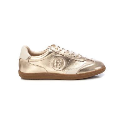 Carmela für Damen. 16206009-ORO Turnschuhe aus Leder 162060 gold (36), Wohnung, Schnürsenkel, Lässig Carmela für Damen. 16206009-ORO Turnschuhe aus Leder 162060 gold (36), Wohnung, Schnürsenkel, Lässig