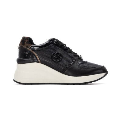 Carmela für Damen. 16244401-NEGRO Leder Turnschuhe 162444 schwarz (35), 3 bis 5 cm, Schnürsenkel, Lässig Carmela für Damen. 16244401-NEGRO Leder Turnschuhe 162444 schwarz (35), 3 bis 5 cm, Schnürsenkel, Lässig
