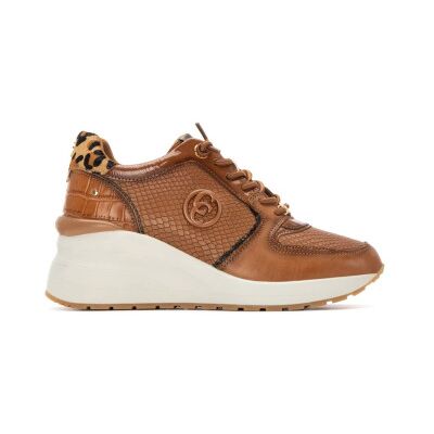 Carmela für Damen. 16244403-CAMEL Leder Turnschuhe 162444 braun (39), 3 bis 5 cm, Schnürsenkel, Lässig Carmela für Damen. 16244403-CAMEL Leder Turnschuhe 162444 braun (39), 3 bis 5 cm, Schnürsenkel, Lässig