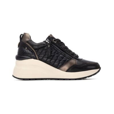 Carmela für Damen. 16244601-NEGRO Leder Turnschuhe 162446 schwarz (39), 3 bis 5 cm, Schnürsenkel, Lässig Carmela für Damen. 16244601-NEGRO Leder Turnschuhe 162446 schwarz (39), 3 bis 5 cm, Schnürsenkel, Lässig