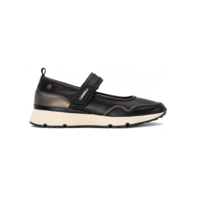 Carmela für Damen. 16251501-NEGRO Lederschuhe 162515 schwarz (35), Wohnung, 1 bis 3 cm, Klettverschluss, Lässig Carmela für Damen. 16251501-NEGRO Lederschuhe 162515 schwarz (35), Wohnung, 1 bis 3 cm, Klettverschluss, Lässig