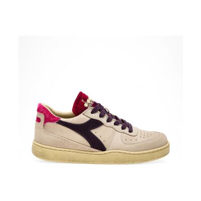 Diadora für Damen. 201180905 Mi Basket Low Arctic beige Leder Turnschuhe (37), Wohnung, Schnürsenkel, Lässig Diadora für Damen. 201180905 Mi Basket Low Arctic beige Leder Turnschuhe (37), Wohnung, Schnürsenkel, Lässig