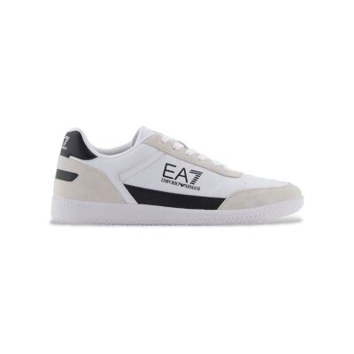 EA7 Unisex. 7X000406_AF19827 Heritage Leder Turnschuhe weiß (35 1/3), Wohnung, Schnürsenkel, Lässig EA7 Unisex. 7X000406_AF19827 Heritage Leder Turnschuhe weiß (35 1/3), Wohnung, Schnürsenkel, Lässig