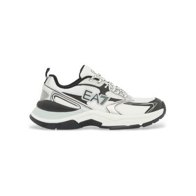 EA7 Unisex. X8X249_XK446 Turnschuhe Predator weiß, schwarz (38), Wohnung, Schnürsenkel, Lässig EA7 Unisex. X8X249_XK446 Turnschuhe Predator weiß, schwarz (38), Wohnung, Schnürsenkel, Lässig