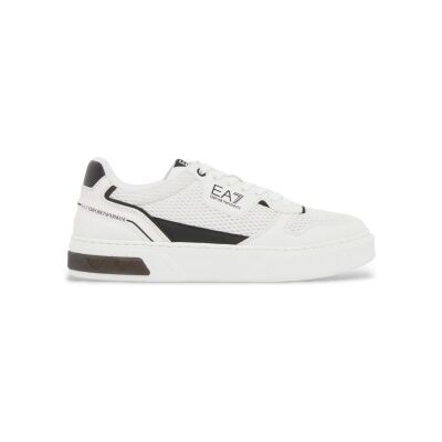 EA7 Unisex. 7X000650_AF23102 Turnschuhe Premium Court Mesh weiß (36), Wohnung, Schnürsenkel, Lässig EA7 Unisex. 7X000650_AF23102 Turnschuhe Premium Court Mesh weiß (36), Wohnung, Schnürsenkel, Lässig