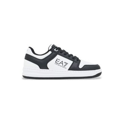 EA7 Unisex. 7X000345_AF11988 Slasher Sneakers weiß, schwarz (44), Wohnung, Schnürsenkel, Lässig EA7 Unisex. 7X000345_AF11988 Slasher Sneakers weiß, schwarz (44), Wohnung, Schnürsenkel, Lässig