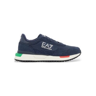 EA7 Unisex. 7X000380_AF19175 Vintage Navy Leder Turnschuhe (40), Stoff, Wohnung, 1 bis 3 cm, Schnürsenkel, Lässig, Marine EA7 Unisex. 7X000380_AF19175 Vintage Navy Leder Turnschuhe (40), Stoff, Wohnung, 1 bis 3 cm, Schnürsenkel, Lässig, Marine