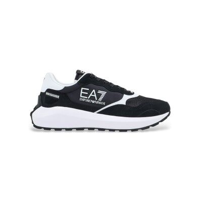 EA7 für Herren. 7X000341_AF18616 Wader Sneakers schwarz (36 2/3), Stoff, Wohnung, Schnürsenkel, Lässig EA7 für Herren. 7X000341_AF18616 Wader Sneakers schwarz (36 2/3), Stoff, Wohnung, Schnürsenkel, Lässig