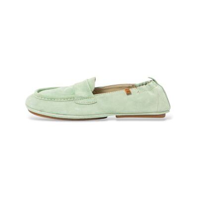El Naturalista für Damen. 25822S183005_0G3 Leder Mokassins N5822S Essence grün (40), Wohnung, Keine, Lässig, Klassisch El Naturalista für Damen. 25822S183005_0G3 Leder Mokassins N5822S Essence grün (40), Wohnung, Keine, Lässig, Klassisch