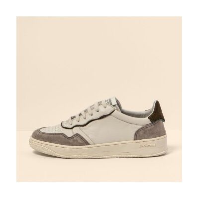 El Naturalista Unisex. 2584012BK005_0MU Leder Turnschuhe N5840 Multi Material off-white (46), Stoff, Wohnung, 1 bis 3 cm, Schnürsenkel, Läss El Naturalista Unisex. 2584012BK005_0MU Leder Turnschuhe N5840 Multi Material off-white (46), Stoff, Wohnung, 1 bis 3 cm, Schnürsenkel, Läss