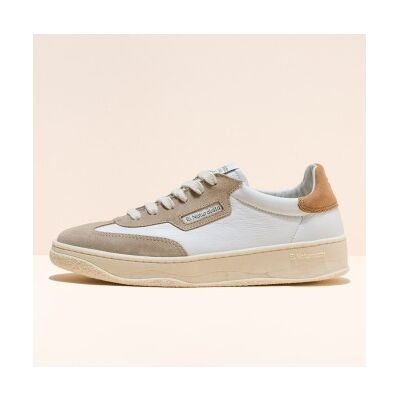 El Naturalista Unisex. 258411117005_017 Leder Turnschuhe N5841 Multi Material weiß (43), Stoff, Wohnung, 1 bis 3 cm, Schnürsenkel, Lässig El Naturalista Unisex. 258411117005_017 Leder Turnschuhe N5841 Multi Material weiß (43), Stoff, Wohnung, 1 bis 3 cm, Schnürsenkel, Lässig