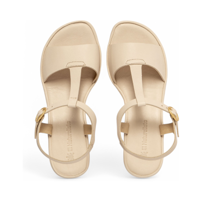 El Naturalista für Damen. 2N85311ZZ005_020 Ledersandalen N853 Gaia beige (41), 3 bis 5 cm, Schnalle, Lässig El Naturalista für Damen. 2N85311ZZ005_020 Ledersandalen N853 Gaia beige (41), 3 bis 5 cm, Schnalle, Lässig