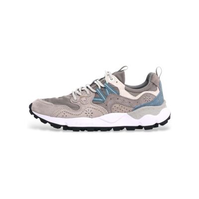 Flower Mountain Unisex. 2017818 Turnschuhe Yamano 3 grau (44), Stoff, Wohnung, Schnürsenkel, Lässig Flower Mountain Unisex. 2017818 Turnschuhe Yamano 3 grau (44), Stoff, Wohnung, Schnürsenkel, Lässig
