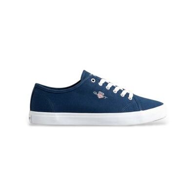 Gant für Damen. 872538309 Pillox marineblaue Turnschuhe aus Baumwolltwill (40), Stoff, Wohnung, Schnürsenkel, Lässig Gant für Damen. 872538309 Pillox marineblaue Turnschuhe aus Baumwolltwill (40), Stoff, Wohnung, Schnürsenkel, Lässig